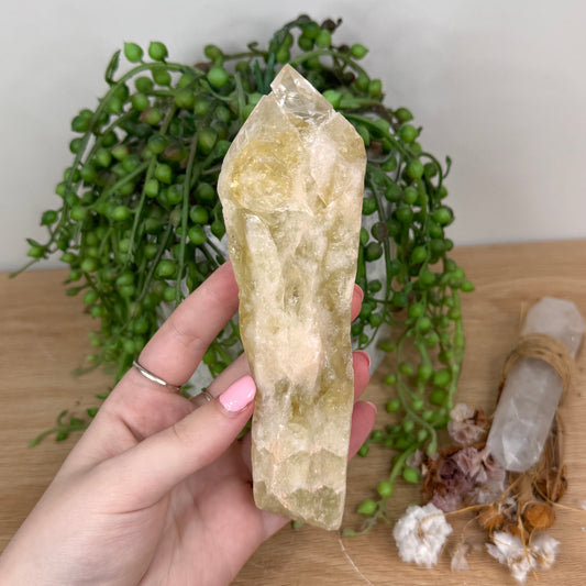 Citrine Raw Wand (T918)