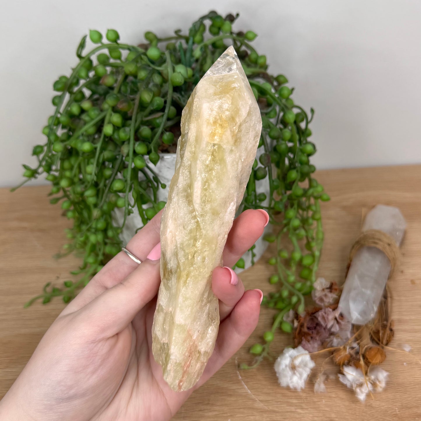 Citrine Raw Wand (T918)