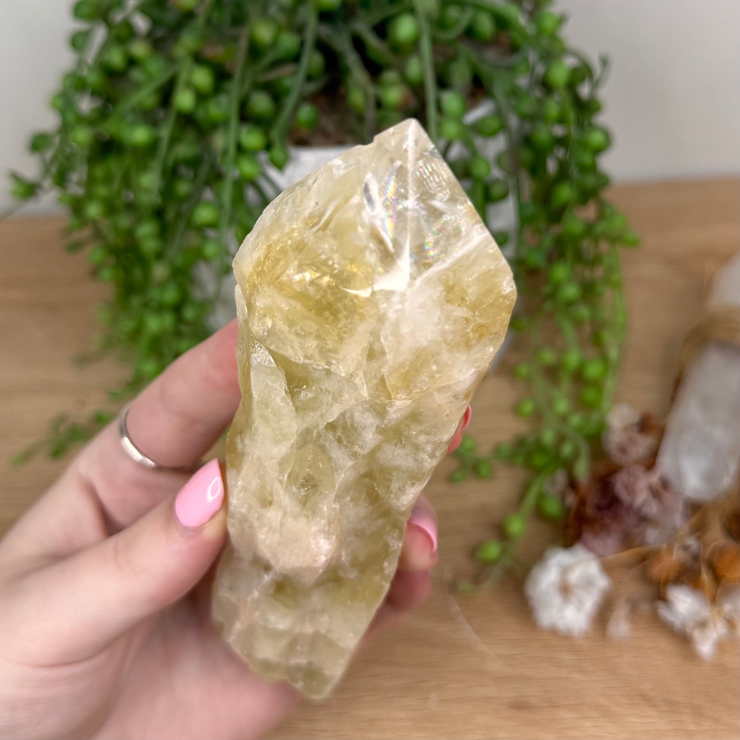 Citrine Raw Wand (T918)