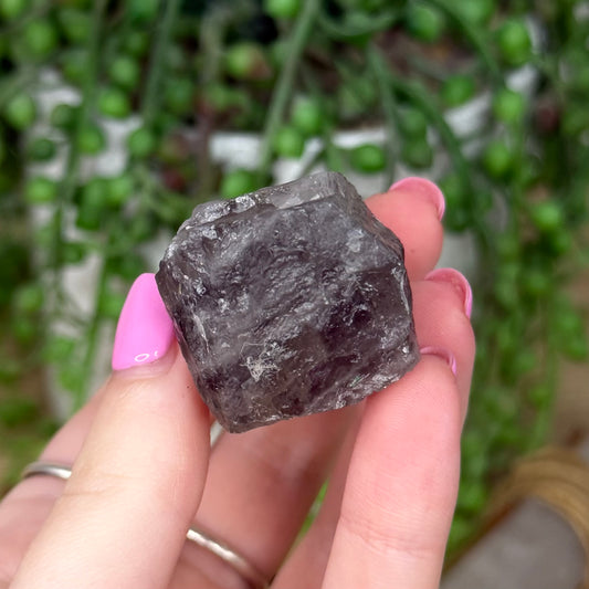 Smokey Quartz Raw Plug In Light 3