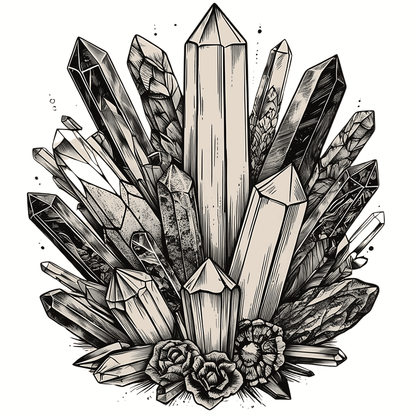 Black/White Cluster Clothing Design 82