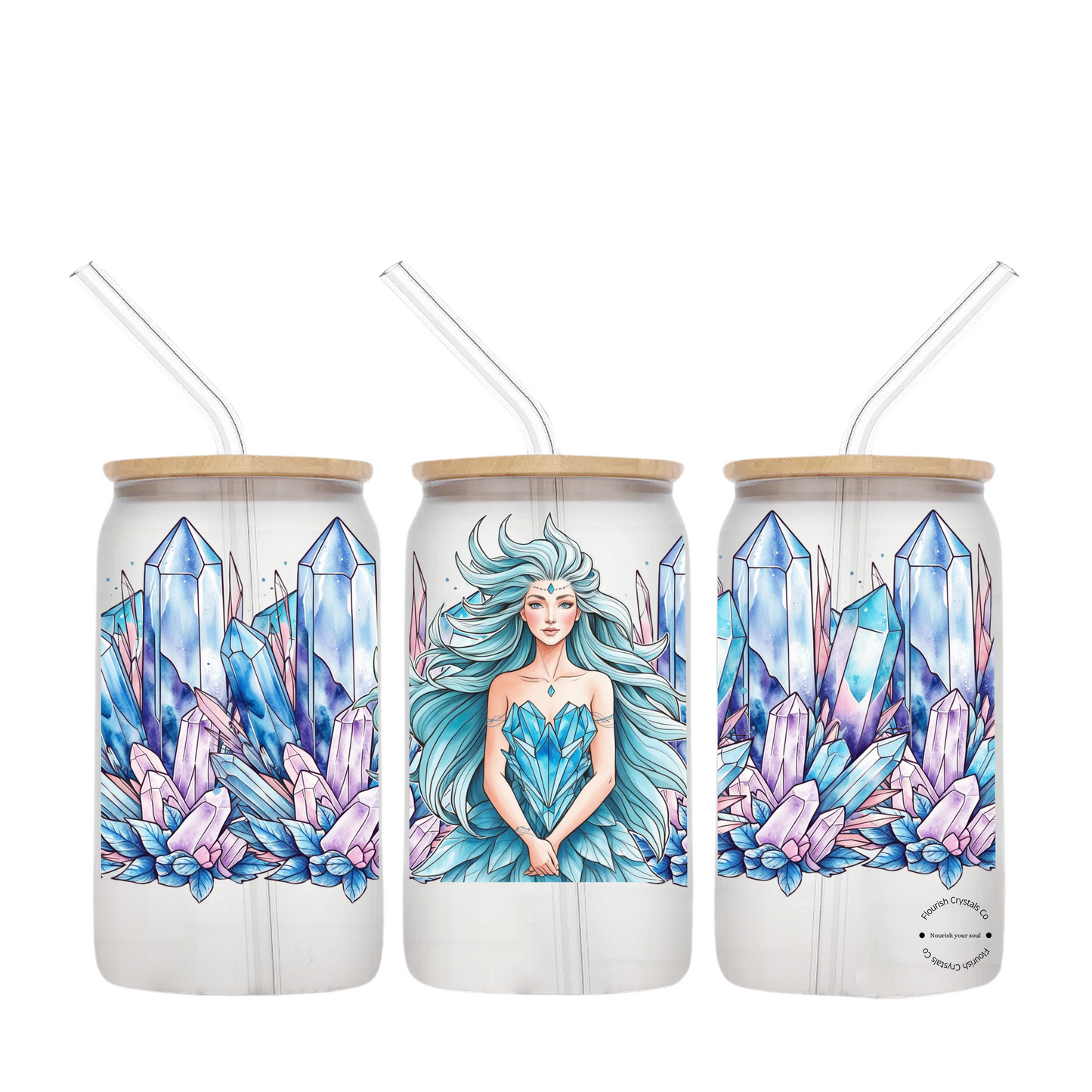 Snowglobe Glitter Tumbler 75