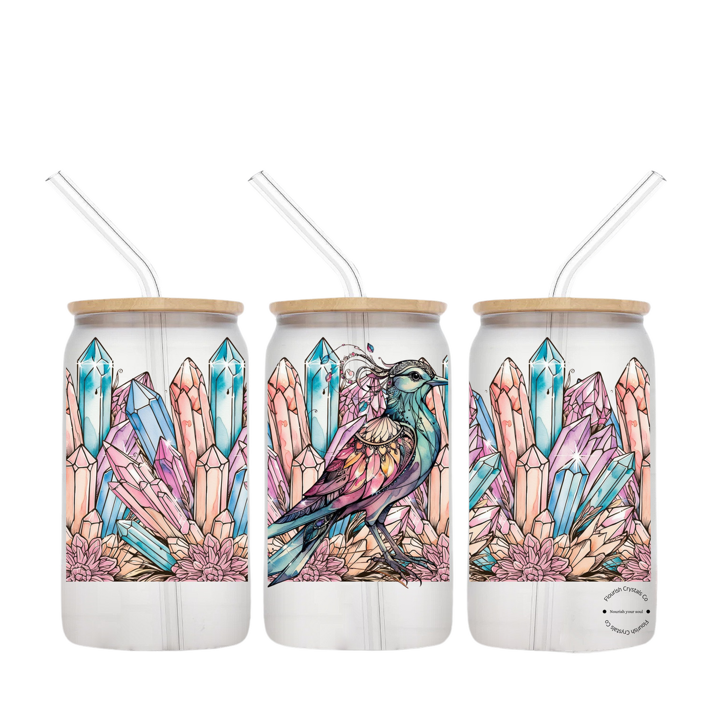 Snowglobe Glitter Tumbler 95