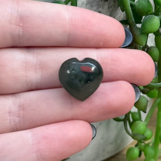 African Blood Stone Tiny Heart