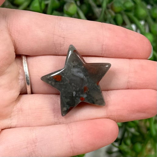 African Bloodstone Small Star