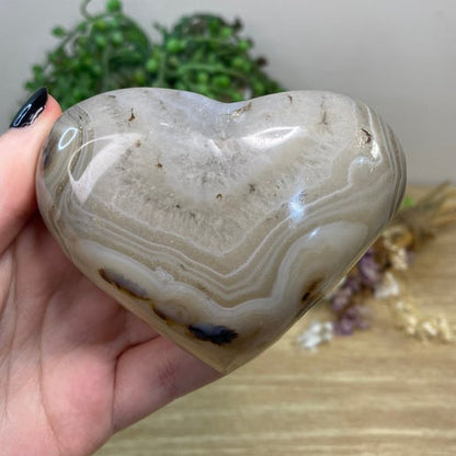 Agate heart (B559)