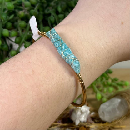 Amazonite Bangle