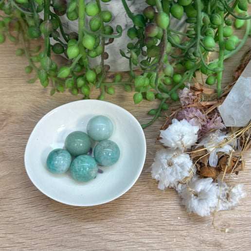 Amazonite Cage Mini Sphere