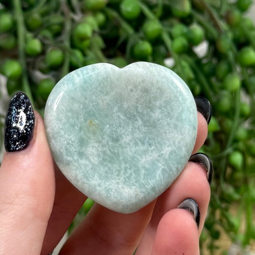 Amazonite Heart Lucky Stones