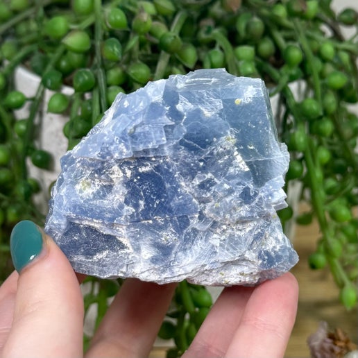 Blue Celestite Cluster (K155)