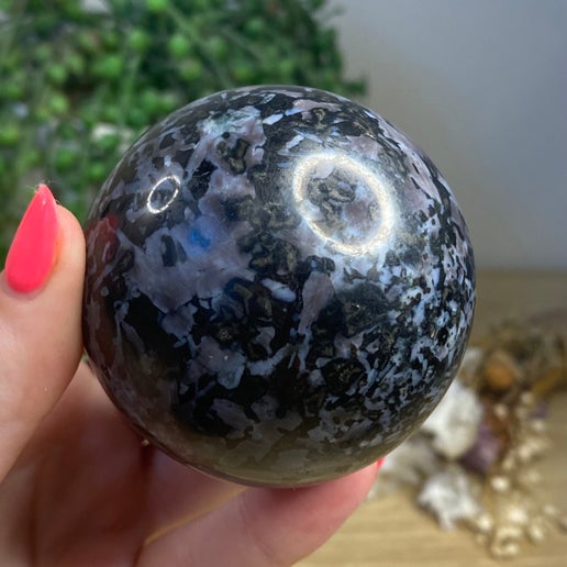 Indigo Gabbro Sphere (A931)