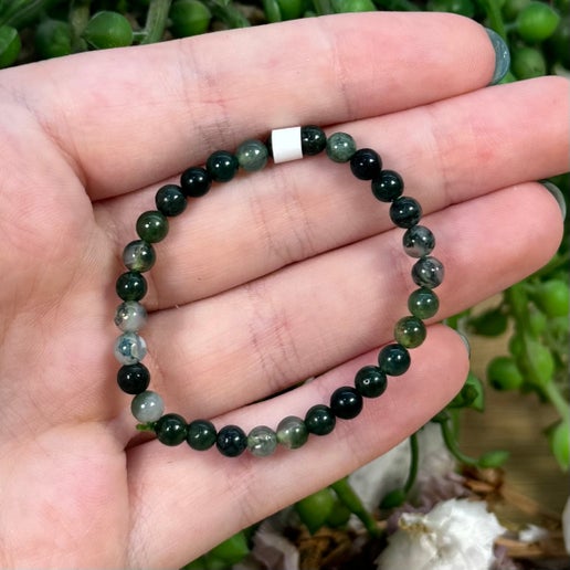 Moss Agate Kids Bracelet (K204) (K202)