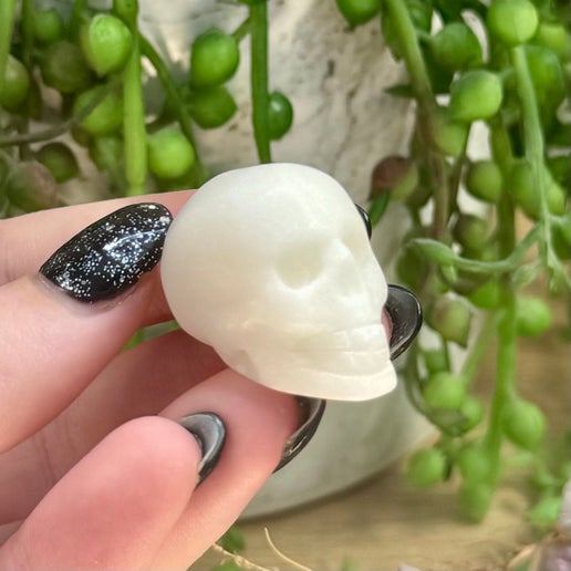 White Jade Small Skull