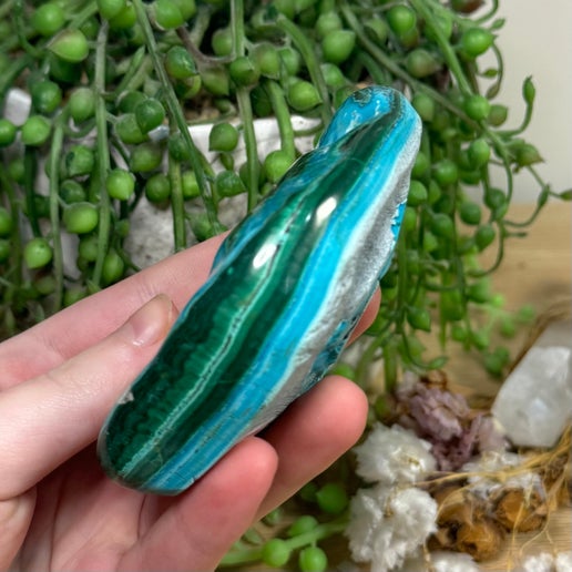 Malachite / Crysocolla Free Form (K122)