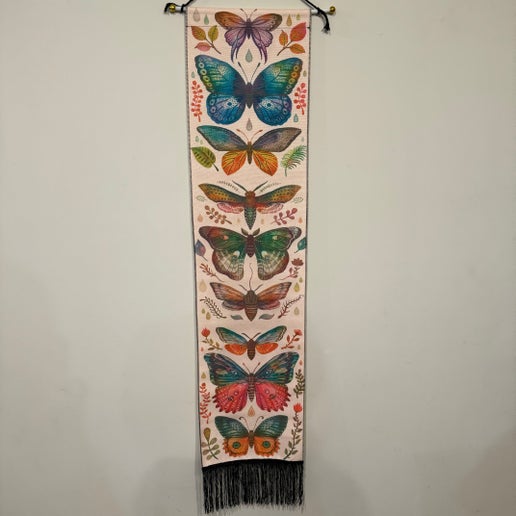 Rainbow Butterfly Tapestry