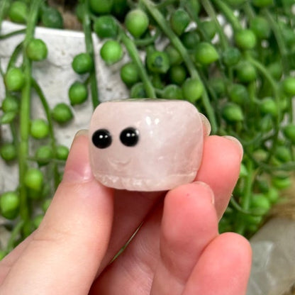 Rose Quartz Pet Rock