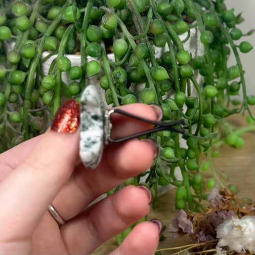 Tree Agate Moon Air Vent Car Clip