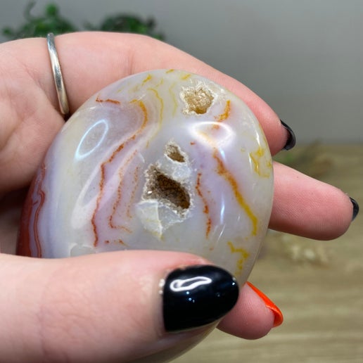 Ocean Jasper Palm Stone (B465)