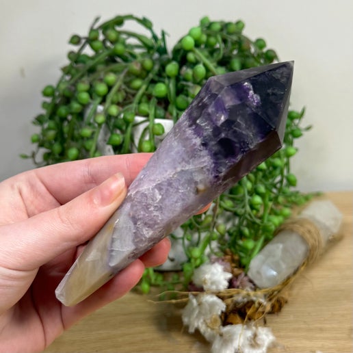 Purple Fluorite Wand (K379)