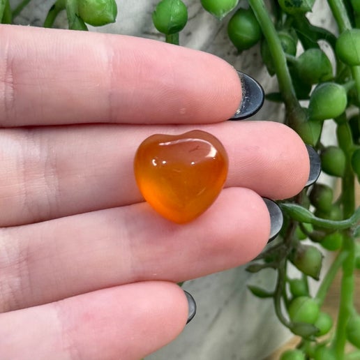 Carnelian Tiny Hearts