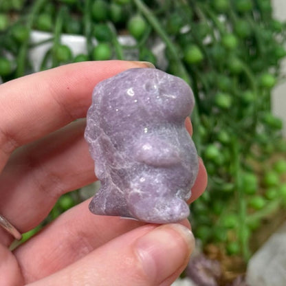 Lepidolite Chubby Dino (H913) (I204)