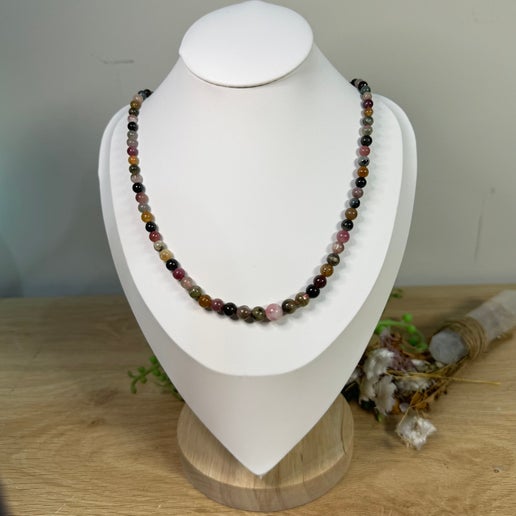 Watermelon Tourmaline Necklace