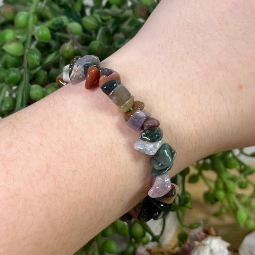 Ocean Jasper Chip Bracelet