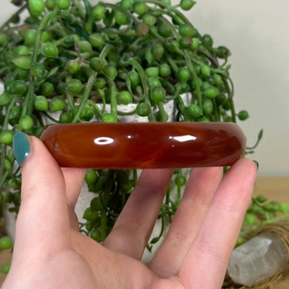 Red Agate Bangle (E912)