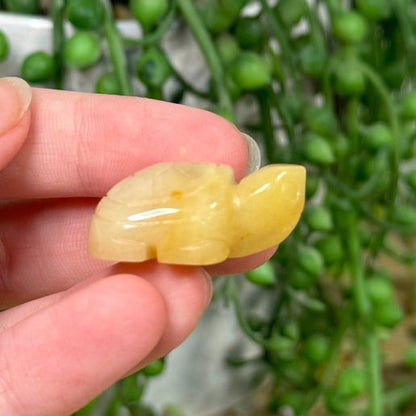 Yellow Jade Mini Turtle