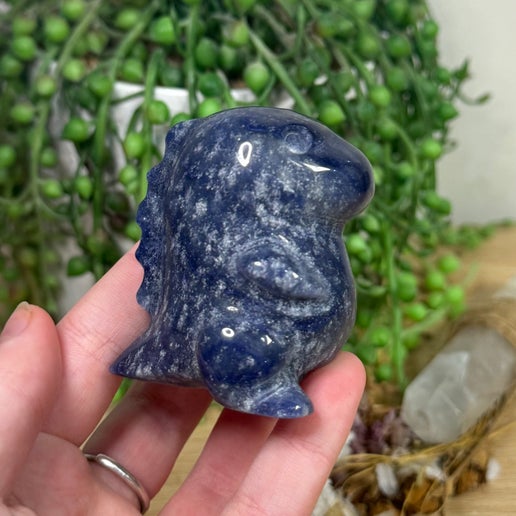 Blue Aventurine Chubby Dino (L519)