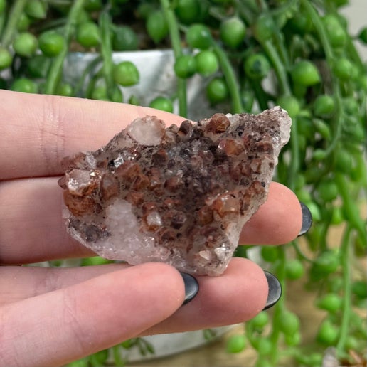 Pyrite / Red Quartz Cluster 3