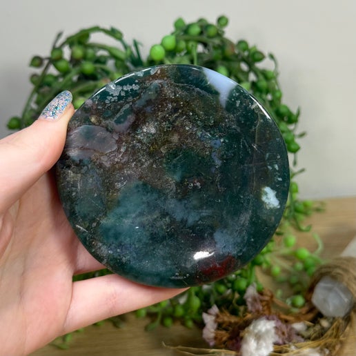 Moss Agate Bowl (L24)