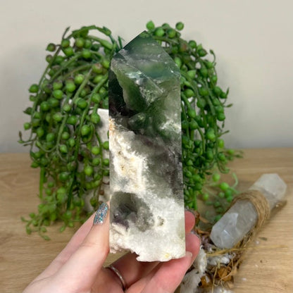 Green Fluorite Tower (L33)