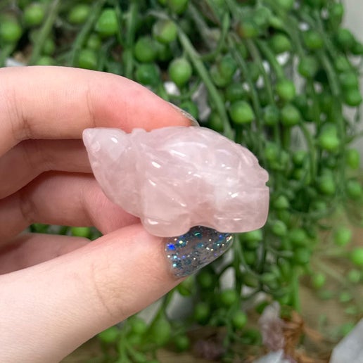 Rose Quartz Turtle (H912)