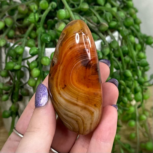 Sardonyx Palm Stone (H938)