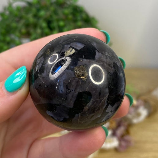 Indigo Gabbro Sphere (A846)
