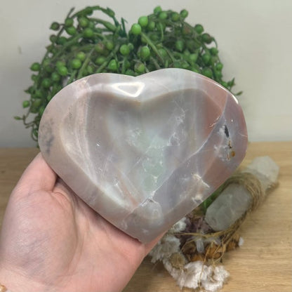 Ocean Jasper Heart Bowl (K563)