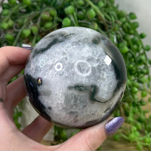 Moss Agate Sphere (H718)