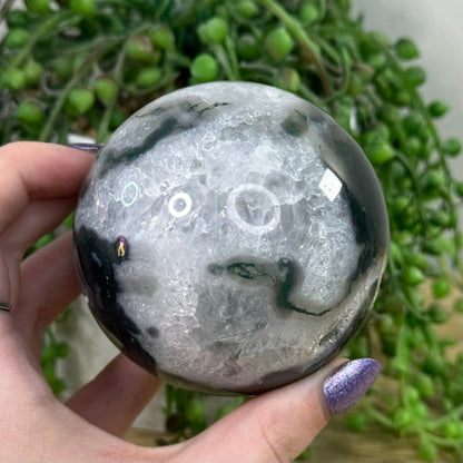 Moss Agate Sphere (H718)