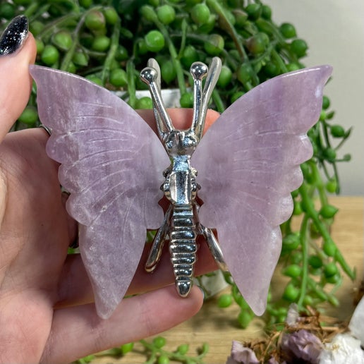 Purple Fluorite Butterfly (J814)