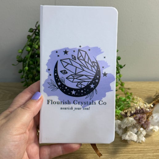 Flourish Crystals Co Notebook Merch (I30)