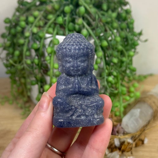 Blue Aventurine Buddha (J586)