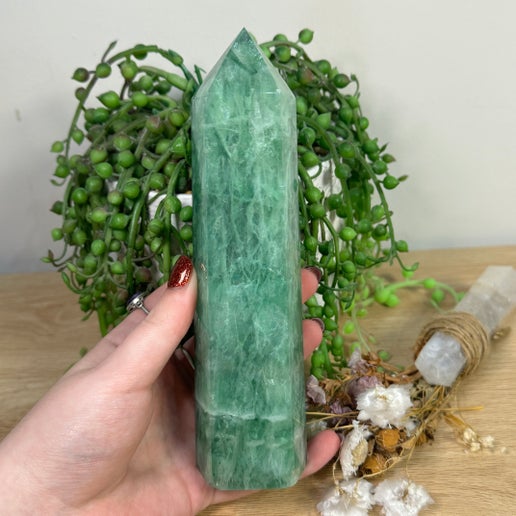 Green Fluorite Tower (K540)