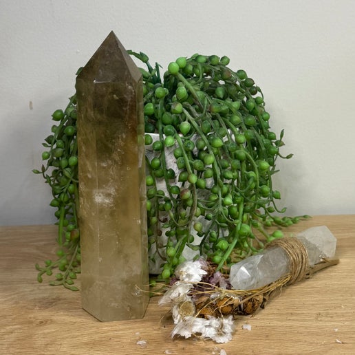 Smokey Quartz Tower (A915)