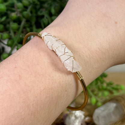 Clear Quartz Bangle