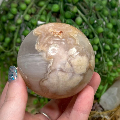 Flower Agate Sphere (L107)