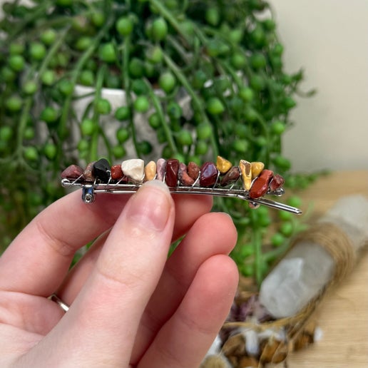 Mookaite Hair Clip