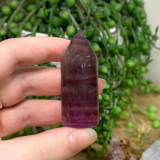 Purple Fluorite Cylinder Point (K795)