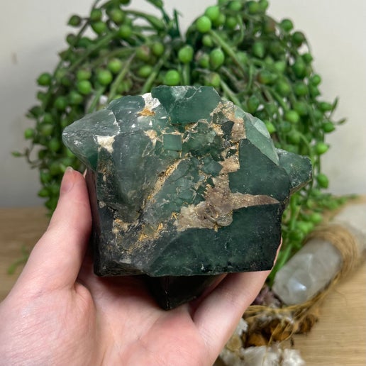 Green Cubic Fluorite Cluster (L378)