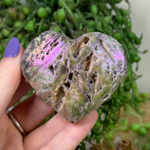 Aura Sphalerite Heart (K888)